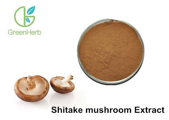 Καθαρή φυσική σκόνη εκχυλισμάτων μανιταριών Shiitake πολυσακχαριτών μανιταριών 30%